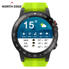 NORTH EDGE Cross-Fit2 Men Smart Watch GPS Running Bluetooth Phone Call Heart Rate Blood Pressure Altimeter Barometer Compass Outdoor Sport Watch jam tangan lelaki Android IOS