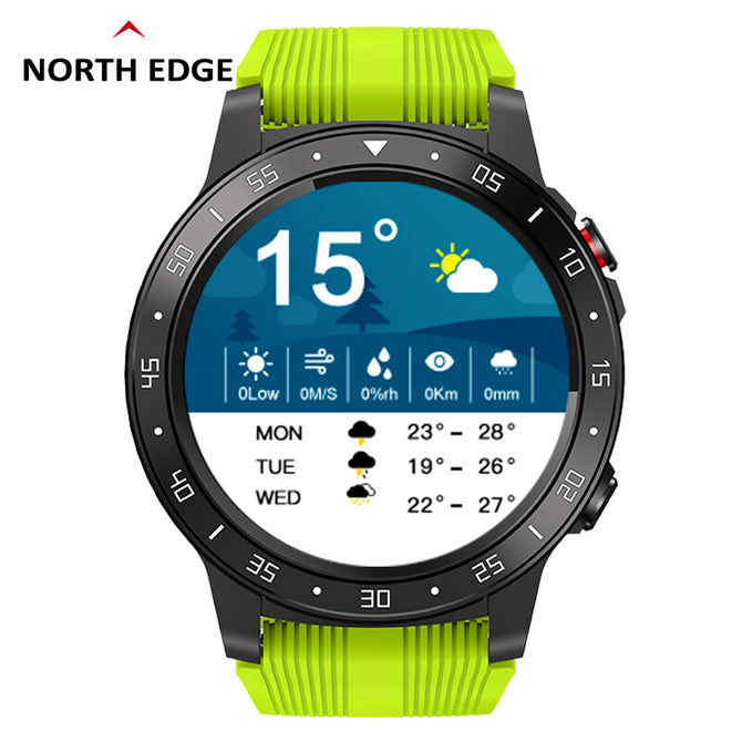 NORTH EDGE Cross-Fit2 Men Smart Watch GPS Running Bluetooth Phone Call Heart Rate Blood Pressure Altimeter Barometer Compass Outdoor Sport Watch jam tangan lelaki Android IOS