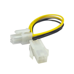 4Pin PC Cable CPU Power Supply Extension Cord Cable Desktop 4 Pin 4P ATX Power Male to Female Connector Cable 20cm 7.9''