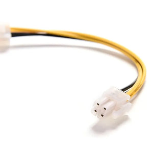 4Pin PC Cable CPU Power Supply Extension Cord Cable Desktop 4 Pin 4P ATX Power Male to Female Connector Cable 20cm 7.9''