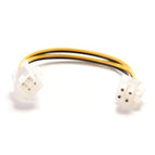 4Pin PC Cable CPU Power Supply Extension Cord Cable Desktop 4 Pin 4P ATX Power Male to Female Connector Cable 20cm 7.9''
