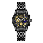 WWOOR 8864-2 Hollow Sheet Trendy Business Men's Watch Waterproof Fashion Quartz Men's Watch 8864-2