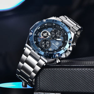 Benyar new watch men's multi-function quartz watch fashion waterproof luminous men's watch 5178