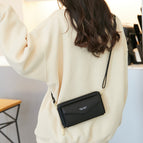 2022 new touch screen mobile phone bag women's single shoulder messenger niche RFID anti-degaussing mobile phone bag Y1665