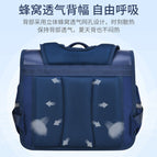 Primary school schoolbags new 1-6 grade horizontal version breathable load-reducing spine backpack boy large-capacity backpack 6695