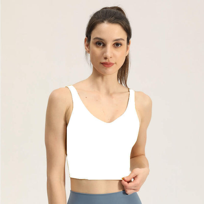 Lulu women Vest Women's bra Chest Pad Push up Sports Bra Quick-Drying Yoga Clothing Top ENY024