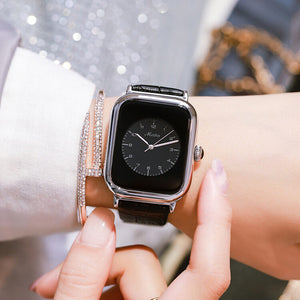 Meibin Women's Watch Fashion Simple Square Trend Quartz Waterproof Watch