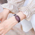 GUOU 66635 Hot Seller Womens Watches Steel Belt Fashion casual Water Resistant Square Diamond Watch Luxury Brand Dress Watch