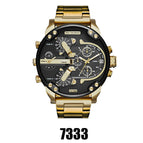 LEEMOON Large Size Fashion Trendy Personality Large Dial Leisure Alloy Steel BandQuartz Leisure DZ Watch Big Watch