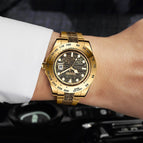 ONOLA ON3814 fashion classic new quartz men's watch men's steel belt gold watch watch
