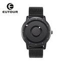 EUOUR E024 Innovative Trend Student Steel Ball Net Red Metal Men Women Fashion Sports Quartz Watch Blue Steel male Watch Tiktok