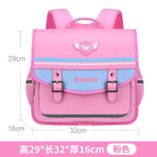 New primary school students horizontal schoolbag boys and girls 6-12 years old lightweight waterproof children's schoolbag British style backpack 762  schoolbag
