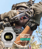 NORTH EDGE AK Men's Digital Sports Watch Time Scratch Resistant Glass Pedometer Distance Calories Waterproof 100M Bluetooth Smart Watch For IOS Android