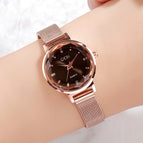 GEDI Women's watch small dial fashion simple retro bracelet think special waterproof elegant lady watch 6323