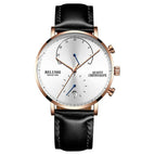 Belushi 537 Man Business Wrist Watch Men Watches Chronograph Luxury Brand Male Clock Quartz Wristwatch Male Watch