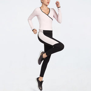 Women's sports suit slim fit yoga set gym two - piece set Y26S6959+ Y26K6916