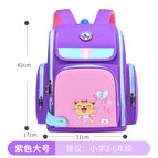 New primary school student cartoon schoolbag men's light and comfortable space bag large-capacity children's backpack 755