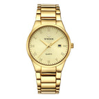 WWOOR 8830 Top Brand Luxury Men Stainless Steel Waterproof Sports Watches Men's Quartz Analog Date Clock Bussiness Watch