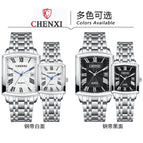 CHENXI Couple Watch Casual Calendar Quartz Watch Men and women Casual fashion Watch 079A Calendar