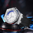 KIMSDUN Men's Watch Fashion Silicone Sports Watch Men's Waterproof Quartz Watch K-1221B (ready stock)