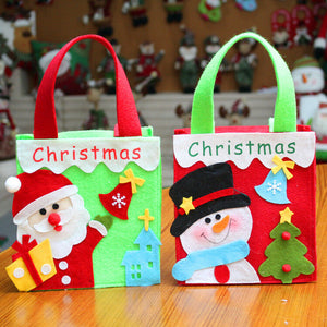 Christmas gift bag Christmas apple bag Christmas decoration candy basket bag Christmas gift bag 18427