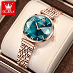 OLEVS Women quartz watch fashion luxury and simple elegant trend color waterproof office lady casual watch 6642