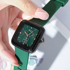 GEDI Fashion Hardlex Mirror Watches Women Waterproof Large Dial Square Quartz Women's watch