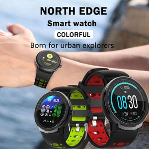 NORTH EDGE N21 Men Smart Watch Full Touch Screen Heart Rate Blood Pressure Waterproof IP67 Fitness Sports Watch Android IOS