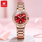 OLEVS Women's watch quartz watch diamonds fashion elegant high quality office lady quartz watch 5518 QQL