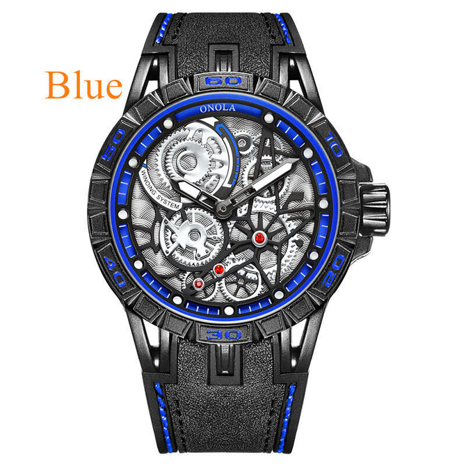 ONOLA new classic unique design sports men's watch belt waterproof Japanese quartz hand watch ON3807