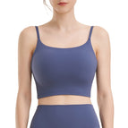 Women Lycra Sports Vest Workout Top Outer Wear Camisole Women's Back Shaping sports Yoga running dancing Bra MZ06