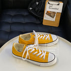 Classic canvas shoes couple sneakers 2021 autumn new student shoes basic all match shoes 618