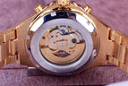 Winner Men's Personality Fashionable Golden All-Steel Hollow Automatic Mechanical men Watch SLZ46