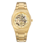 Fashion Square men Watch BESTWIN Hollow Men's Watch Butterfly Clasp Men's casual Quartz Watch 983-1