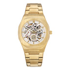 Fashion Square men Watch BESTWIN Hollow Men's Watch Butterfly Clasp Men's casual Quartz Watch 983-1