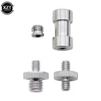 4pcs Durable Male to Female Screw Adapter 1/4" 3/8" Mount Set Thread Screw Adapters Convert for Camera Tripod Light Stand