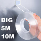 5/10M Nano Tape Double Sided Tape Transparent Reusable Waterproof Adhesive Tapes Cleanable Kitchen Bathroom Supplies