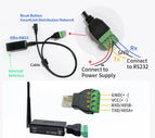 5-36V Wireless Networking Devices Modbus TPC IP Function RJ45 RS232 to WIFI Serial Server Elfin-EW10 / Elfin-EW10-0