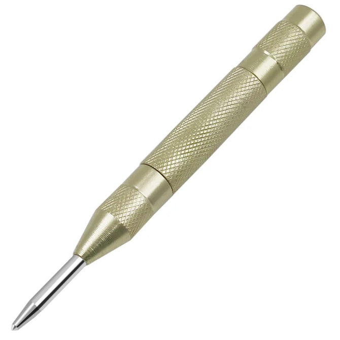 5 Inch Automatic Center Pin Punch Spring Loaded Marking Starting Holes Tool High Speed Steel Automatic Centre Punch Dot Punch