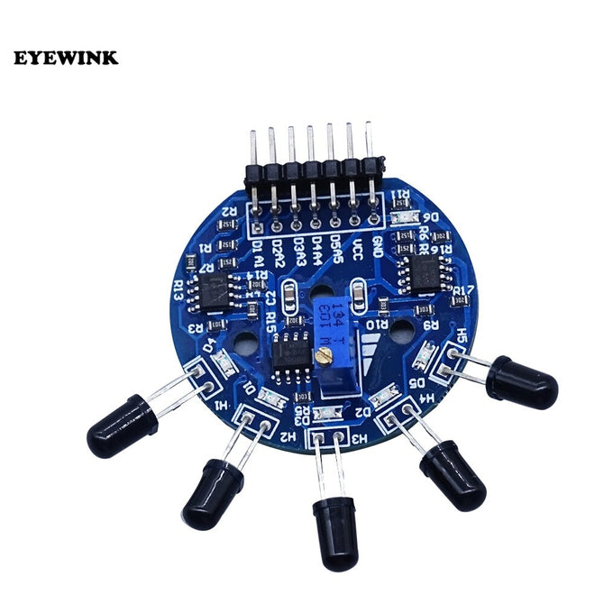 5 channel flame five channel flame sensor module analog digital dual output fire extinguishing robot