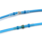 500/1000PCS Heat Shrink Soldering Terminals Butt Wire Connectors Waterproof Tinned Copper Solder Seal Terminal Set Blue