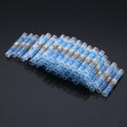 500/1000PCS Heat Shrink Soldering Terminals Butt Wire Connectors Waterproof Tinned Copper Solder Seal Terminal Set Blue