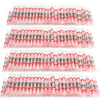 500/1000PCS Heat Shrink Soldering Terminals Butt Wire Connectors Waterproof Tinned Copper Solder Seal Terminal Set Blue