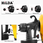 500W 800ml High Pressure Spray Gun Detachable Portable Handheld Electric Painting Sprayer DIY Home Wall Car Paint Spray Gun