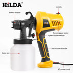 500W 800ml High Pressure Spray Gun Detachable Portable Handheld Electric Painting Sprayer DIY Home Wall Car Paint Spray Gun