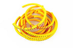 500pcs/Lot EC-0 EC-1 EC-2 EC-3 1.5mm2 A-J  ABCDEFJHIJ  English Letter Flexible Print Sleeve Tube Label Network Wire Cable Marker