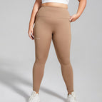 Plus Size Running Sports Pants High Waist Hip Lift Letters Quick-Drying Yoga Pants Skinny Fitness Pants for Women KK162