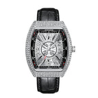 KIMSDUN K-2132B mens casual watch Gypsophila diamond-studded tonneau-shaped fashion luminous waterproof men watch