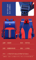All-in-one children's schoolbag printing logo primary school schoolbag 1-3-6 grade space bag British style student backpack