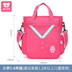 Primary and secondary school students tuition bag messenger bag boys and girls one-shoulder training class schoolbag hand-held diagonal dual-use 2803